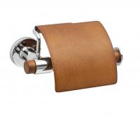 Держатель LEATHER для туалетной бумаги с крышкой